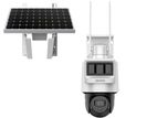 Hikvision 4mp 2k solar 4G lte PIR radar detectotion siren cctv cameras