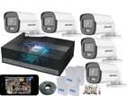 Hikvision 8ch e-DVR 1TB HDD ColorVu 1,080P Turbo HD CCTV 5 Camera Pack