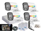 Hikvision High Quality 1,080P Rainbow ColorVu WDR, CCTV 4 Camera Package