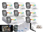Hikvision Multi Colour Rainbow 1,080P Full HD ColorVu CCTV 8 Camera Sys