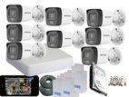 Hikvision Smart Dual Light 1,080P Turbo HD ColorVu 8 CCTV Cameras KIT