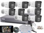 Hikvision Two-Way-Audio ColorVu Smart-Dual-Light 2MP CCTV 8 Cameras