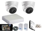 Hikvision weather proof Turbo HD 2 CCTV camera package