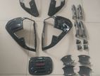 Hilux Carbon Fiber Light Cover Set