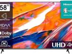Hisense 4K UHD Smart TV 58inch (2024 Model)