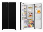Hisense 518L Side-By-Side Black Refrigerator - Inverter
