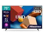 Hisense 75" 4K Smart Vidaa UHD LED Frameless TV