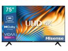 Hisense 75" 4K Ultra HD Vidaa Smart TV