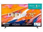 Hisense 75 Inch A6 Series 4 K Ultra Hd Vidaa Smart Tv