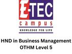 HND in Business Management OTHM Level 5