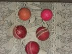 Practice Balls And Leather Cricket