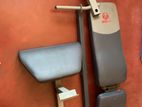 Home Gym Bench with Barbells and Dumbell Set