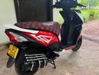 Honda Dio Red and White 2017