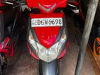 Honda Dio Red/Mat 2018