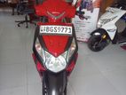 Honda Dio Red on light 2018