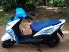Honda Dio White With Blue 2018