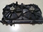 Honda EK3 radiator with fan