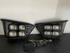Honda fit gp5 led drl fog lamps with signal function