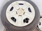 Honda Steel Rims Set (15”4x100) with Tires