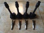 Honda Grace Ignition Coil with Plugs Set