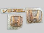 Honda Vezel Gold Emblems