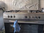 Hoover Five Burner Gas Cooker with Electric Oven