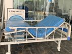 Hospital Bed Two Function Manual With Foldable Mattress