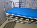 Hospital bed with mattress