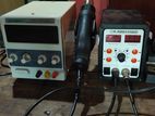 Hot Air Gun and 2 a Power Supply