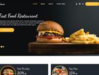 Hotel & Restaurant Static Web Designed Budget Package