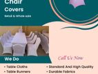 hotel chair and table Covers