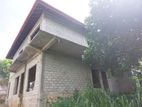 House For Sale - Lake Road, Pelawatte (Structure with Roof)