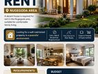 House Wanted to Rent in Nugegoda