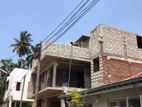 House With 2250 SQFT Half Completed for sale in Moratuwa Rawathawatta