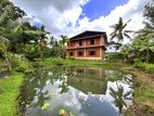 House With Beautifully Maintained Garden Lake -Swimming Pool Pannipitiya