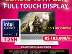 HP 15 Ultra 5-125H 14th Gen|15.6” inch Full HD| 8GB DDR5 Ram Brand NEw
