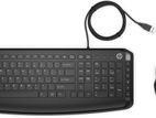 HP 200 Wired Keyboard and Mouse Combo