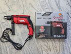 HUGO ID 4611 13mm Hammer impact Drill machine for wood steel concrete