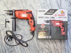 Hugo ID 4711N Hammer Impact Drill Machine for Steel Wood /Walls