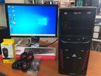 i3 2nd, 4gb Ram, 20 Wide Led Monitor Full Set Desktop Computer