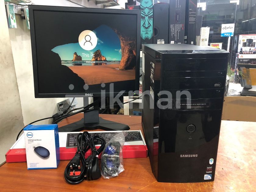 I3 2nd Gen 4gb Ram, 19” Monitor Full Set Desktop Computer For Sale In 