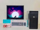 i3 2rd Gen 8GB RAM 128GB SSD 500GB HDD 19" Square Monitor Full Set