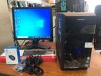 i3 4th, 4gb Ram, 19 Monitor Full Set Desktop Cpu Computer