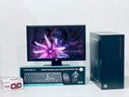 i3 6th Gen 8GB RAM 128GB SSD 500GB HDD 20" Wide Monitor Full Set