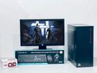 i3 7th Gen 8GB RAM 128GB SSD 500GB HDD 20" Wide Monitor Full Set