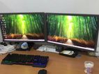 I5 10th Gen Desktop Pc with 2 Monitors