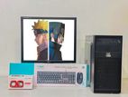 i5 2nd Gen 8GB RAM 128GB SSD 500GB HDD 19" Square Monitor Full Set