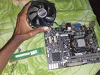 i5 3th Gen Motherboard with 8GB Ram CPU Fan