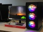 i5 4th 8GB 128GB SSD 500GB 22 Inch Wide Monitor RGB PC