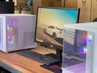 i5 -4th 8GB +128GB SSD+500GB + 22"inch Wide Monitor Tank RGB PC